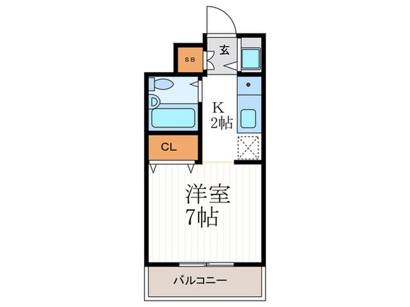 カーサデ下鴨の物件間取画像